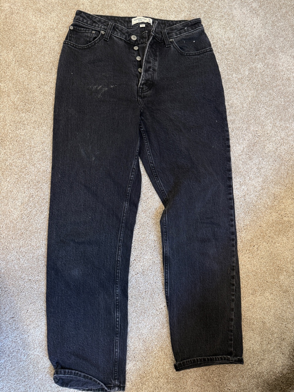 Abercrombie curve love DAD jeans